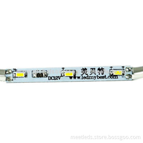 Rectangle LED Backlight Module with 3 Pieces of 3014 SMD, 42*5mm, Aluminum Plate, Heat-dissipation
